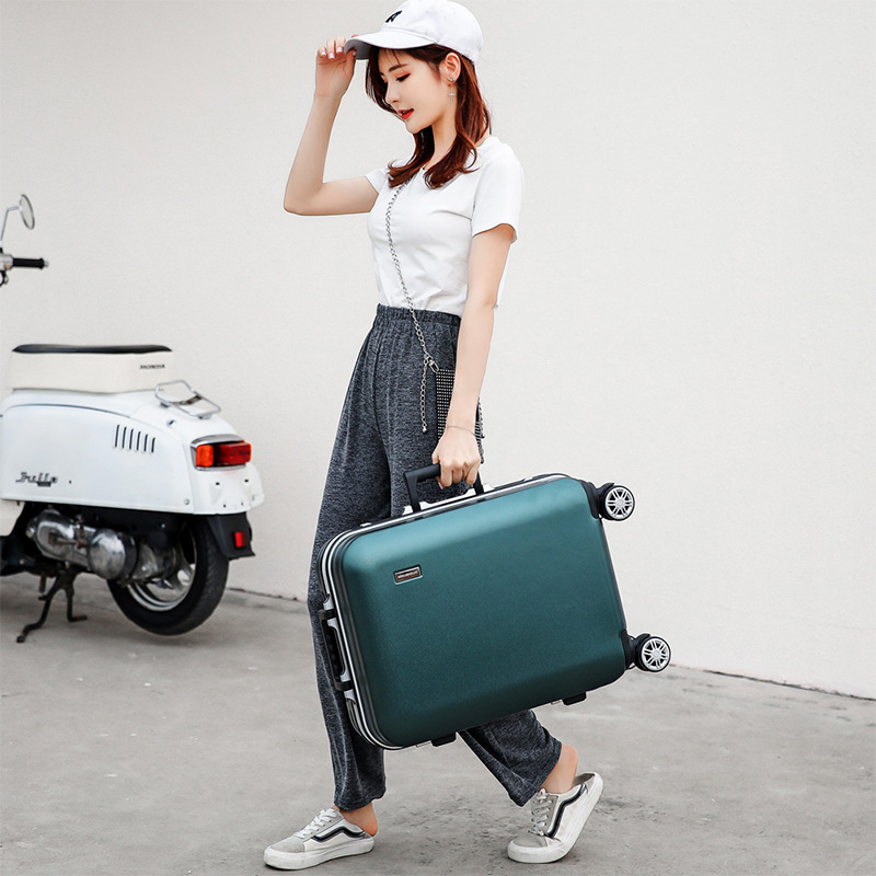 20" Combination Suitcase Leather Men's 75