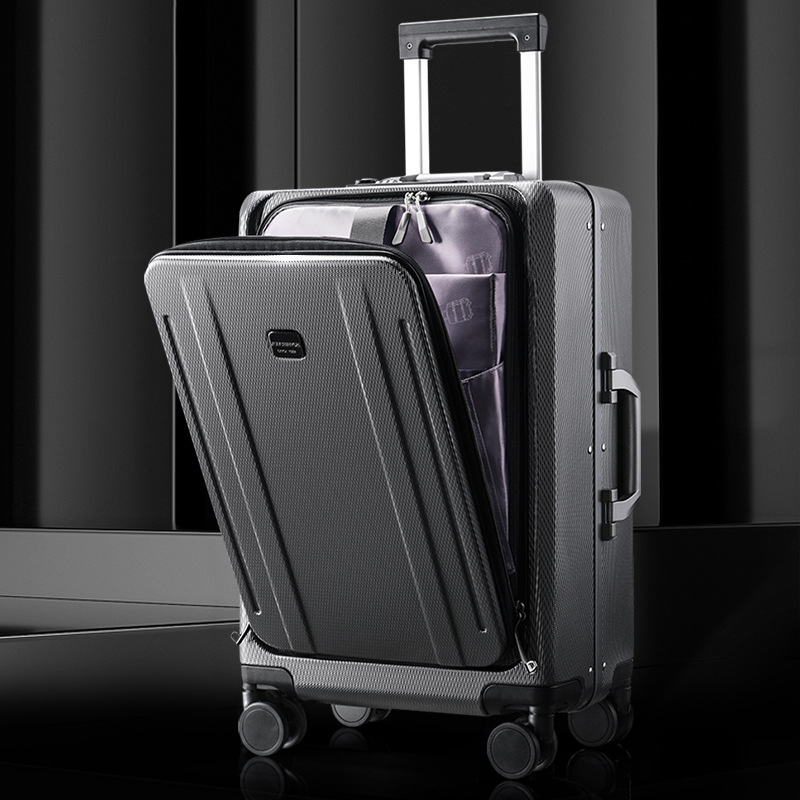 20-inch boarding suitcase aluminum frame trolley case 18-inch suitcase 23