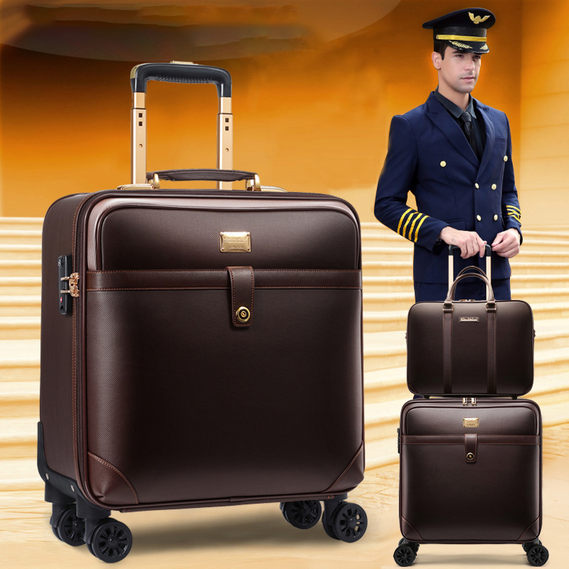 20 Inch Suitcase Trolley Travel Lockbox 25