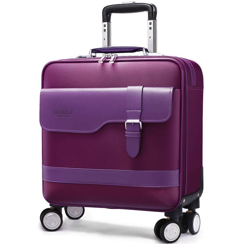20 inch universal wheel password box business trolley case 106