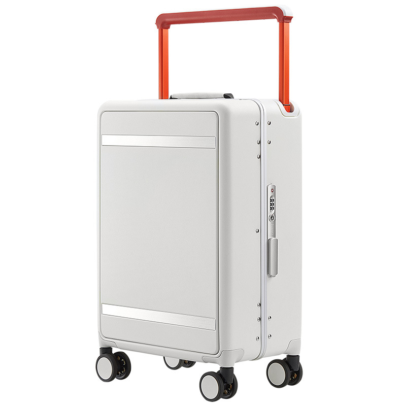 24 inch aluminum frame boarding case universal wheel password wide case 73