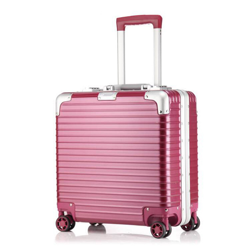 Aluminum frame box 24 inch suitcase 20 inch boarding trolley case 117