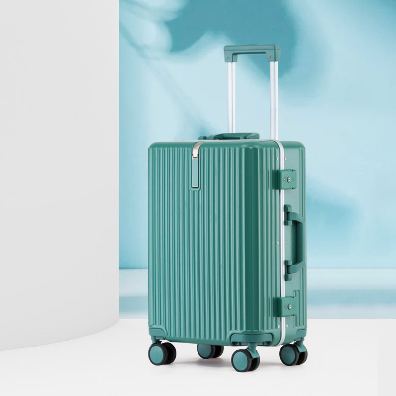 Aluminum frame suitcase 24 inch suitcase 20 inch boarding trolley case 108