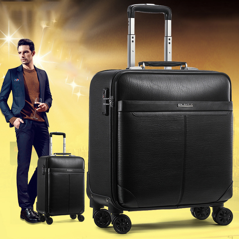 High-end luggage suitcase 18 inch universal wheel trolley case 14