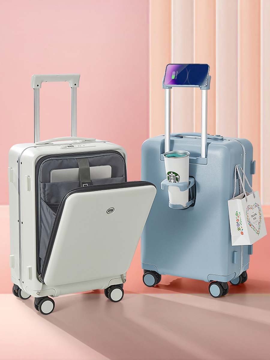 Multifunctional 20-inch trolley case with 24-inch universal wheels password 04