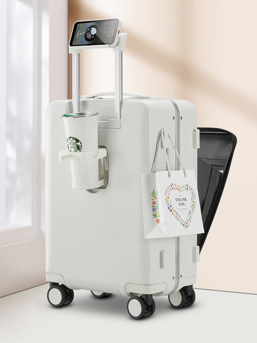 Multifunctional 20-inch trolley case with 24-inch universal wheels password 04