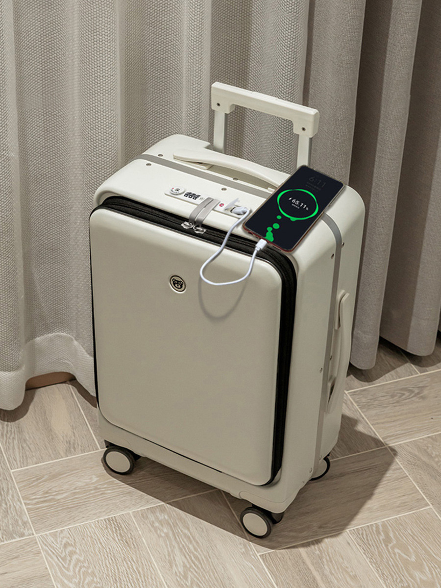 Multifunctional 20-inch trolley case with 24-inch universal wheels password 04