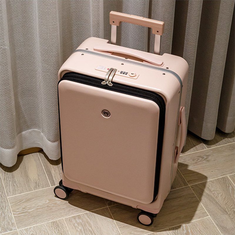 Multifunctional trolley case universal wheel password boarding case 29