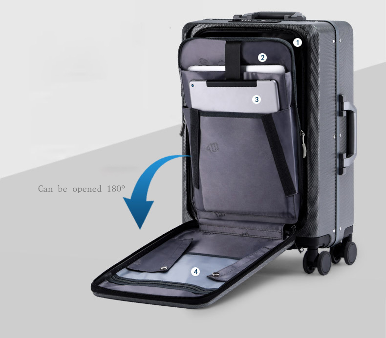 The 18-inch boarding case is small and light 19