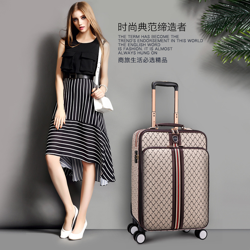 women's 20 inch oxford cloth suitcase 90